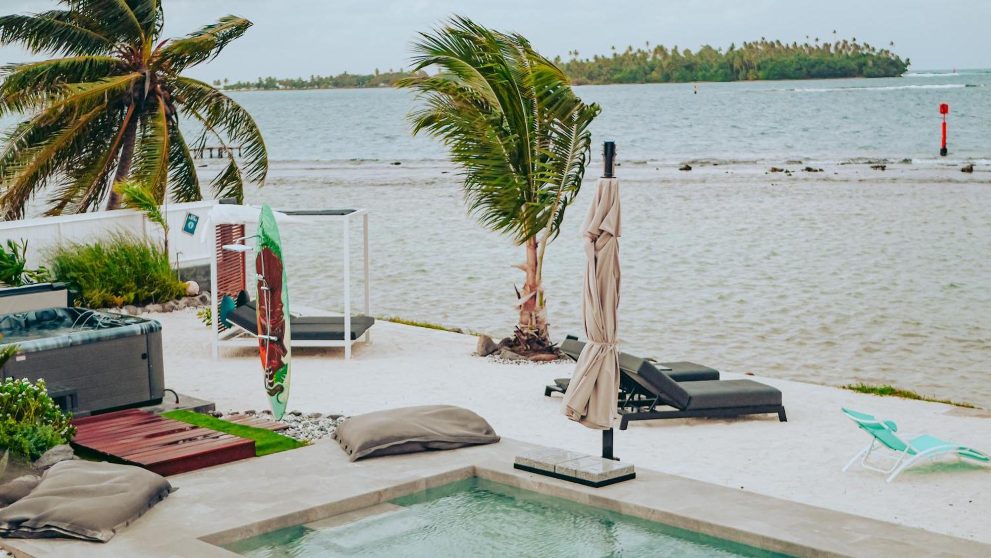 Pension Irivai, Appartement Rava 1 Chambre Bord De Mer Uturoa Bagian luar foto