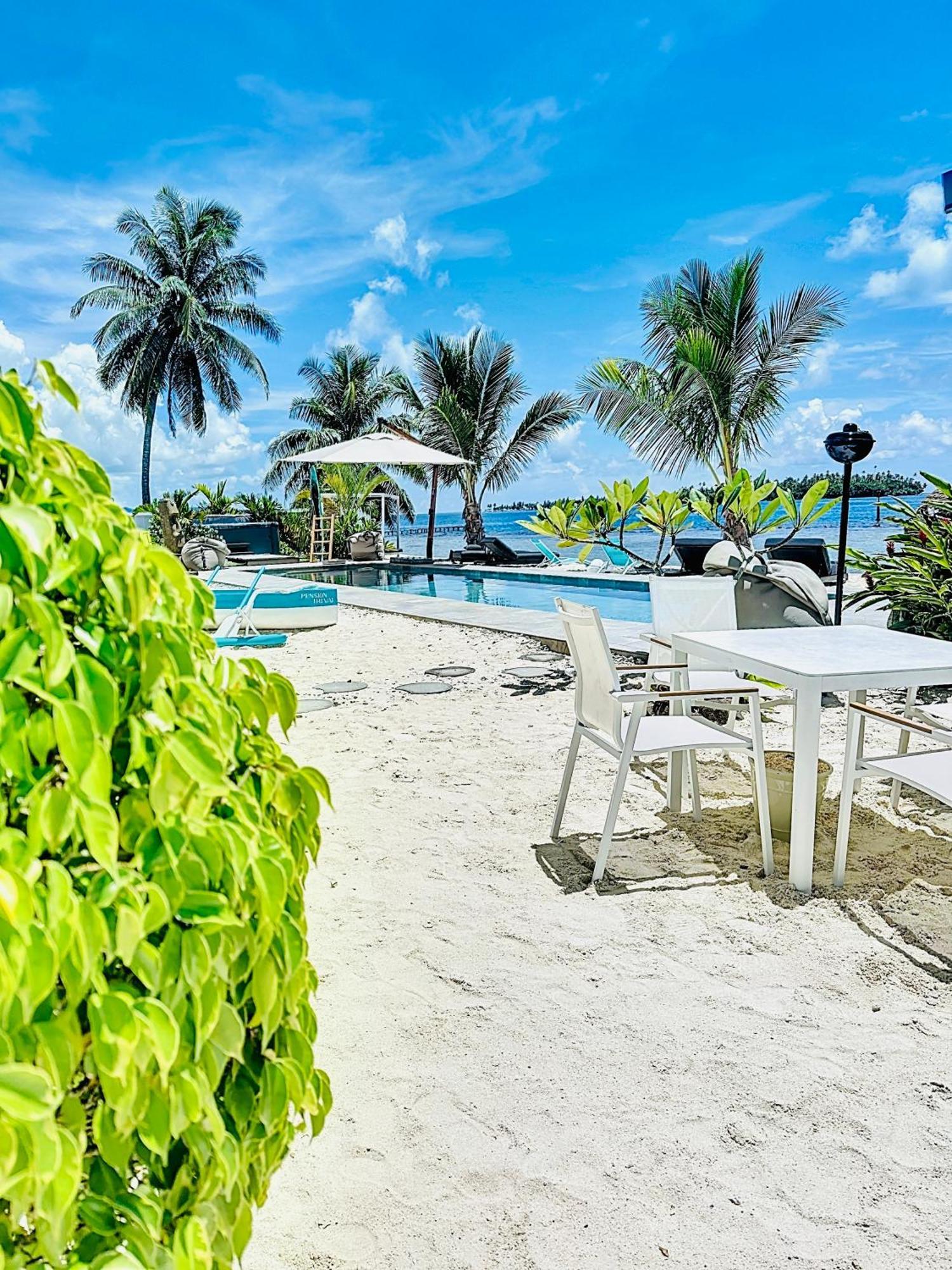 Pension Irivai, Appartement Rava 1 Chambre Bord De Mer Uturoa Bagian luar foto